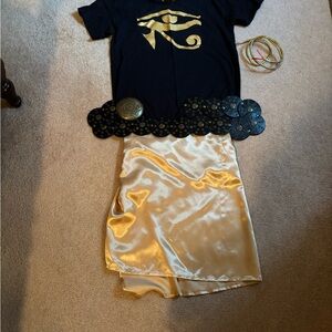 Black and Gold Eye of Horus Costume